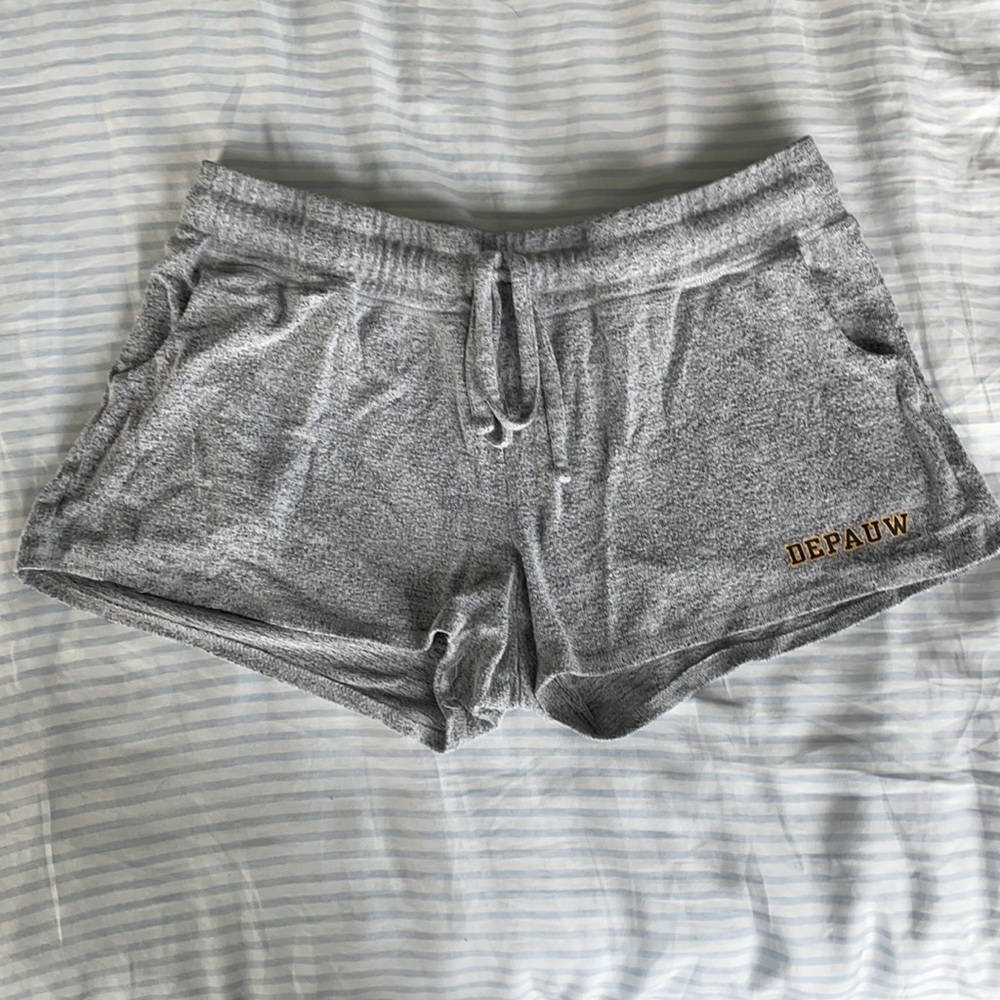 DePauw University lounge shorts